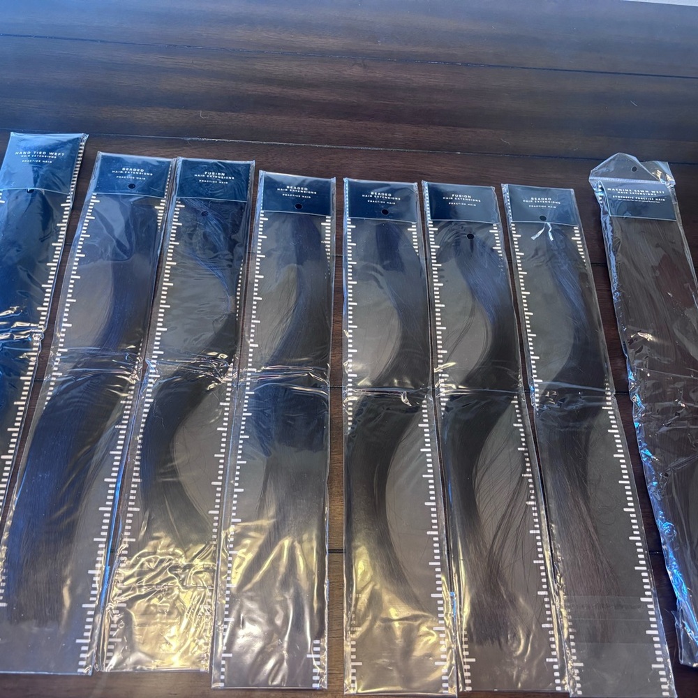 Brown Hair Extensions practice Set